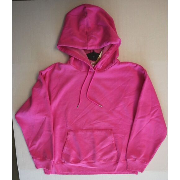 PINK x Victoria's Secret 11229322 WMN Sz L Pink Premium Fleece Oversized Hoodie - Picture 10 of 13